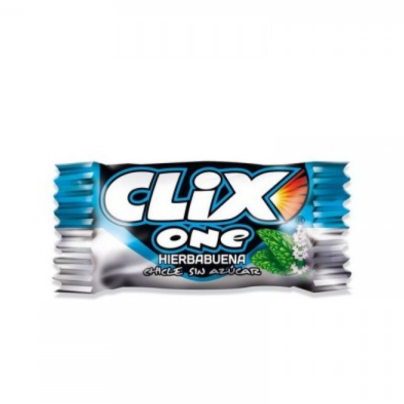 Chicles clix hierbabuena sin azúcar (2 unidades)