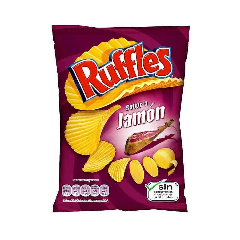 Ruffles Jamón