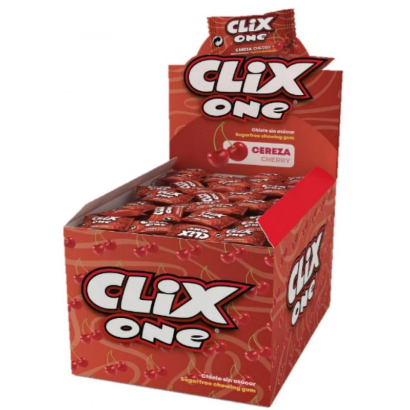 Chicle clix cereza sin azúcar (2 unidades)