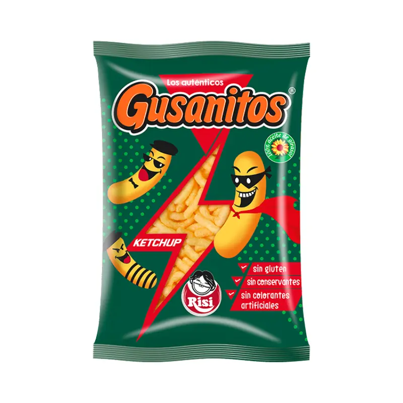 Gusanitos Ketchup Risi