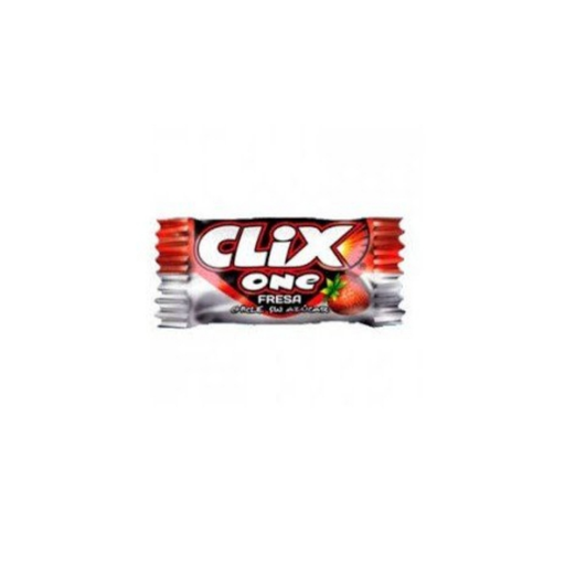 Chicles clix fresa sin azúcar (2 unidades)