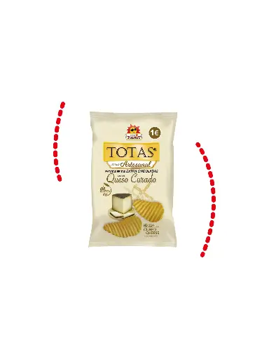 Tosfrit Patatas Fritas Extra Onduladas Queso Curado